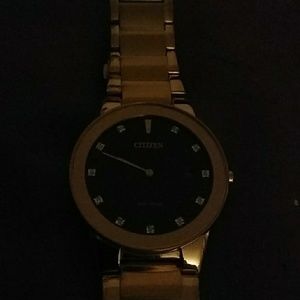 Mens gold citizen watch